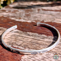 Karen Hilltribe Silver Bangle - Bea