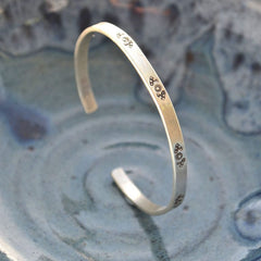 Karen Hilltribe Silver Bangle - Betty