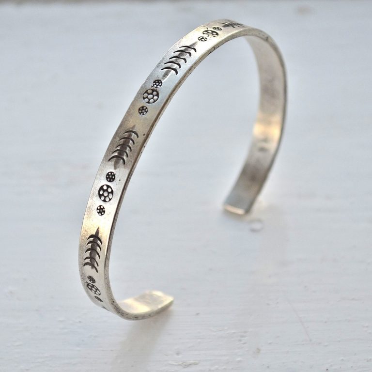 Karen Hilltribe Silver Bangle - Bibi