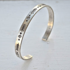 Karen Hilltribe Silver Bangle - Bibi