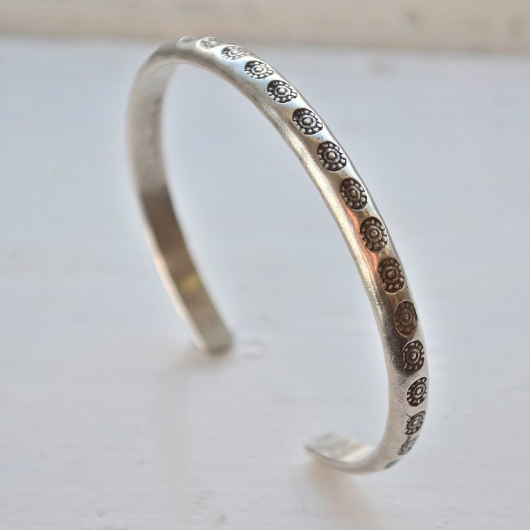 Karen Hill Tribe Silver Bangle - Boop