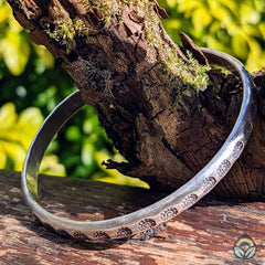 Karen Hill Tribe Silver Bangle - Boop
