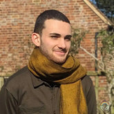 Handloomed Recycled Wool Scarf/Shawl- Plain