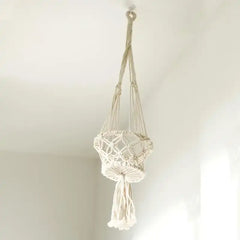 Macrame Plant Pot Holder - Single