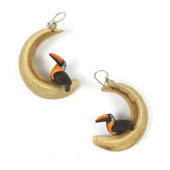Amazonian Rainforest Bird Earrings