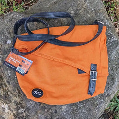 Organic Canvas and Inner Tube Crossbody Bags