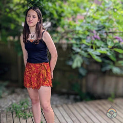 Mini Wrap Skirt - 2