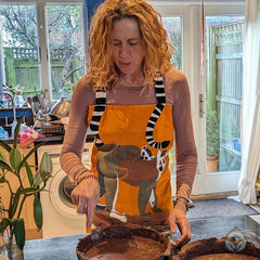 Endangered Species Cotton Apron - Lemur