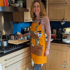 Endangered Species Cotton Apron - Lemur