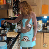 Endangered Species Cotton Apron - Sloth