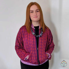 Reversible Bomber Jacket - Sakura