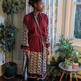 Reversible Vintage Silk Kimono - Jaipur