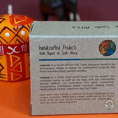 Hand Painted table candles, 3 pack, Zahabu