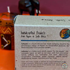 Hand Painted table candles, 3 pack, Liztoni