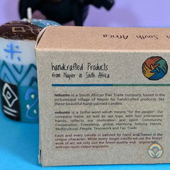 Hand Painted table candles, 3 pack, Maji