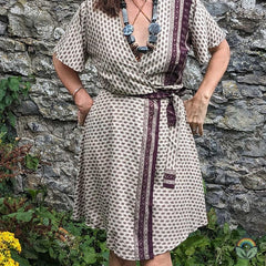 Kimono Wrap Dress - 5