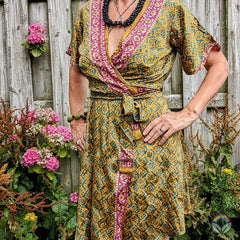 Kimono Wrap Dress - 2