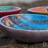 Kenyan Jungle Stripes Soapstone Bowls