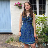 Sari Chic: Reversible Wrap Dress - 3