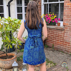 Sari Chic: Reversible Wrap Dress - 3