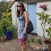 Sari Chic: Reversible Wrap Dress -5