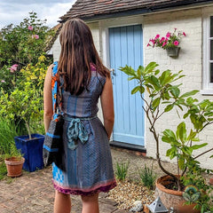 Sari Chic: Reversible Wrap Dress -5