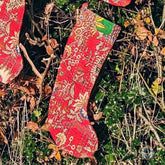 Christmas Stocking - Kantha Stitch