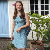 Sari Chic: Reversible Wrap Dress -5