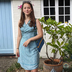 Sari Chic: Reversible Wrap Dress -5