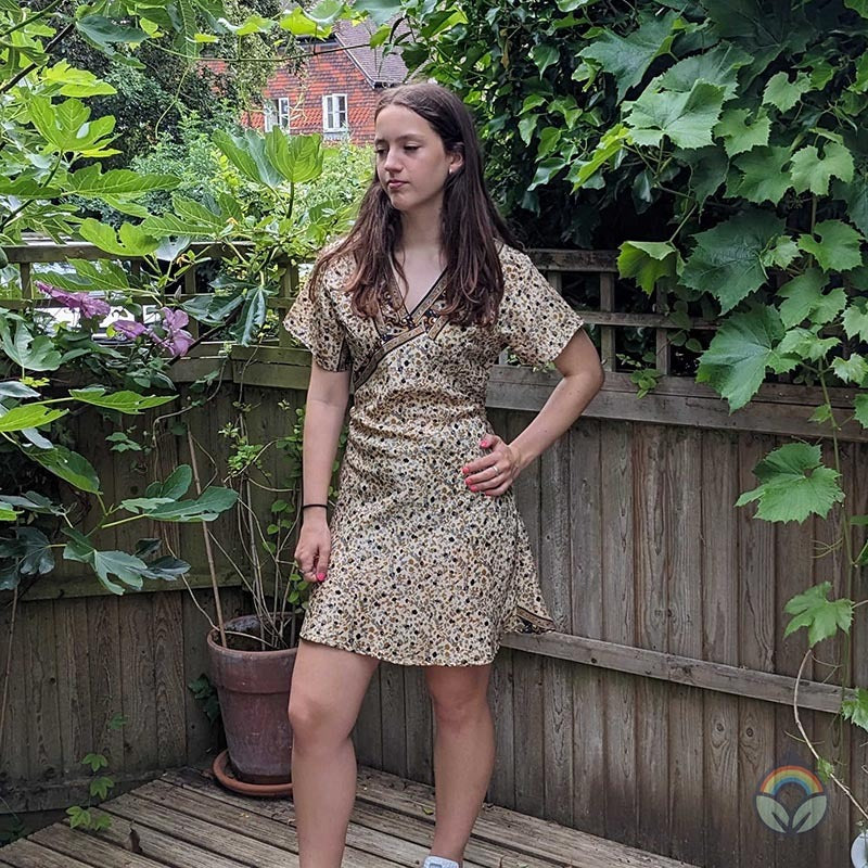 Sari Chic: Summer Fun Tie Back Dress - 3