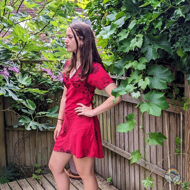 Sari Chic: Summer Fun Tie Back Dress - 1