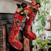 Christmas Stocking - Kantha Stitch