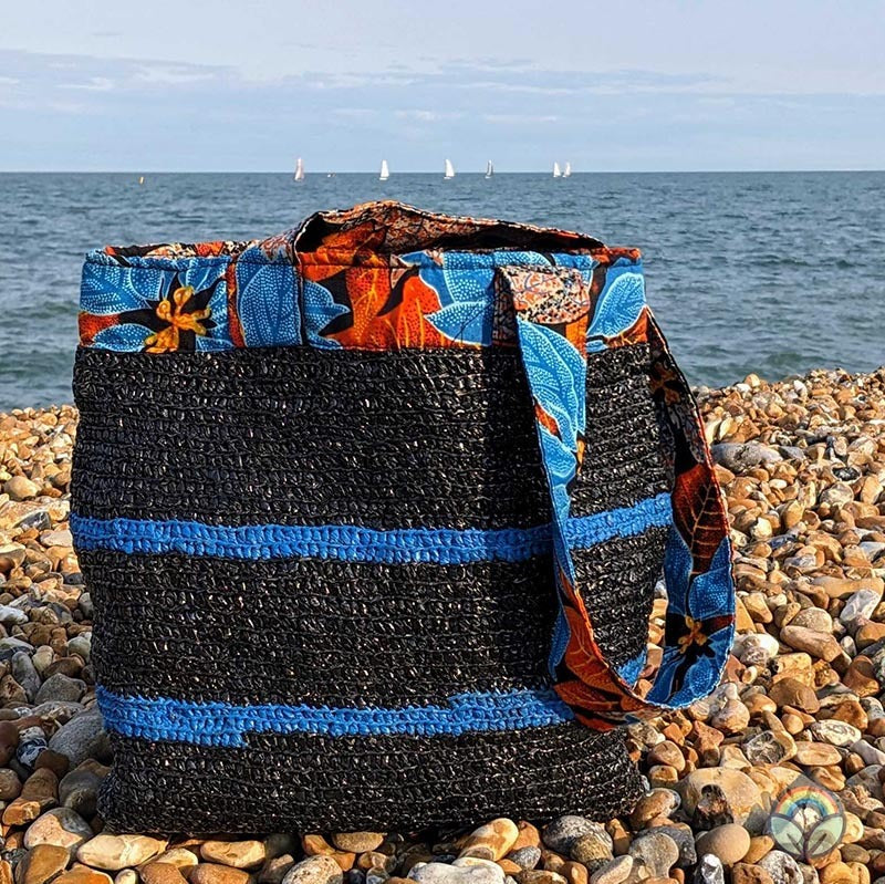 The Plarntastic - Eco-Chic Crochet Beach Bag
