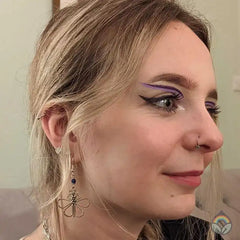 Upcycled Wire Earrings-Butterfly