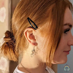 Spiral Bicycle Kenyan Earrings