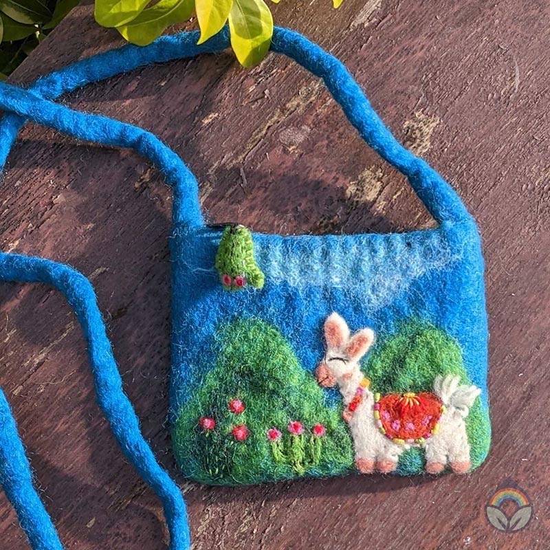 Llama Shoulder Bag