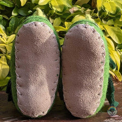 Felt Dragon Slippers