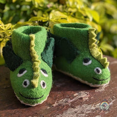 Felt Dragon Slippers
