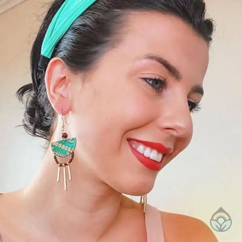 Upcycled Circuit Board Earrings