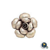 Karen Hilltribe Hand-Crafted Silver Mountain Flower Pendant