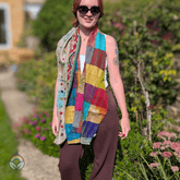 Vintage Silk Sari Patchwork Scarf