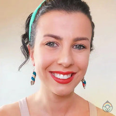 Peruvian Twist Fabric Earrings