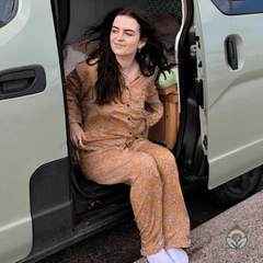 Vintage Silk Pyjamas - Sunrise