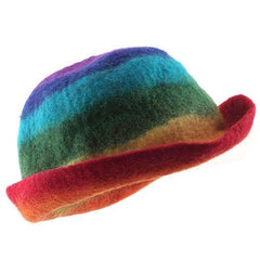 Rainbow Felt Hat - Rainbow Life