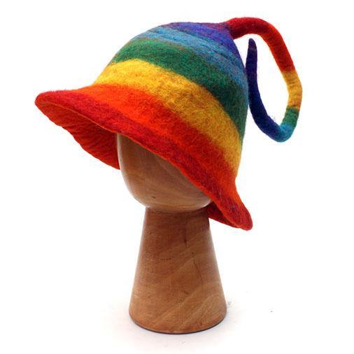 Rainbow Felt Fairy Hat - Rainbow Life