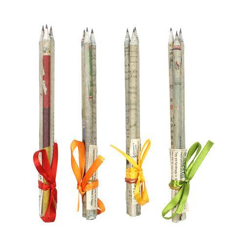 Pencils - Recycled Newspaper - Rainbow Life