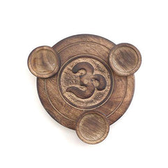 Om Tri Tea Light Holder - Rainbow Life