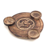 Om Tri Tea Light Holder - Rainbow Life
