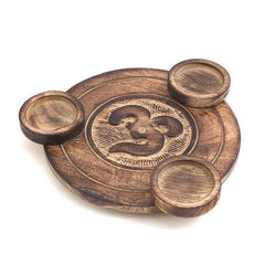 Om Tri Tea Light Holder - Rainbow Life