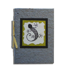 Handcrafted Ugandan Card-Gecko